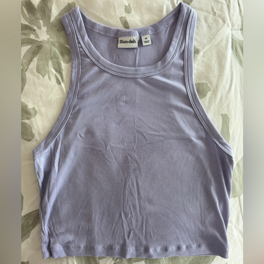Aritzia Sundeh Lavender Tank Top Size Medium